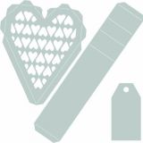 Sizzix Thinlits Die Set Heart Box - 662518