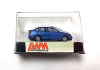 VW Polo classic in blau metallic - AWM 0719 - 1/87