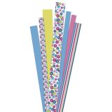 Papierstreifen Flower Garden pink, 90 Stück - Rayher 71919000