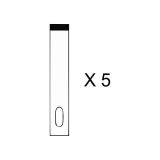 HOLI Ersatzklingen für Cutter - 5 Stück