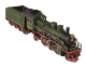 Clever Paper Dampflokomotive Su 214 - 308