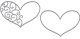 Crossover Stanzschablonen-Set Herzen - 59690000